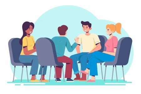 Talk in German! regularly