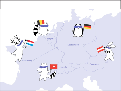 जर्मनी के अलावा जर्मन भाषा बोलने वाले देश