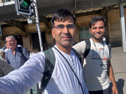 लाइपत्सिग में अच्छी रही विद्यार्थियों और प्रोफेशनल्स के साथ मुलाकात